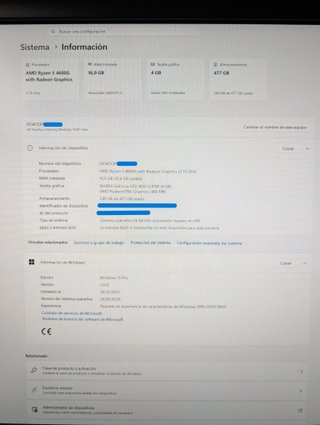 PC Gaming HP Ryzen 5 GTX 1650 SUPER 16GB 512GB SSD