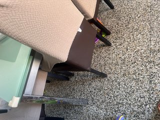 Mesa Comedor Cristal y Metal