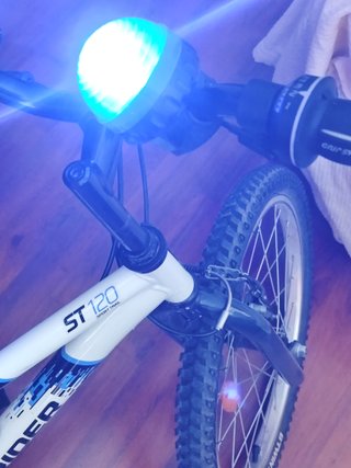 Bici Rockrider 10 años+sirena+patinete competición