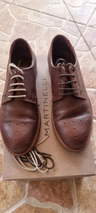 Zapatos Martinelli Marrones Hombre