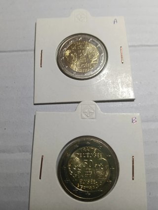 Alemania 2€ 2013 Tratado del Elíseo 5 Cecas