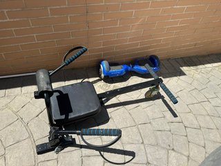 NEGOCIABLE Hoverboard Brigmton con carro azul