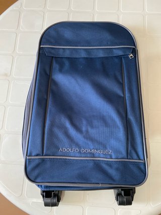 Maleta de viaje Adolfo Dominguez azul