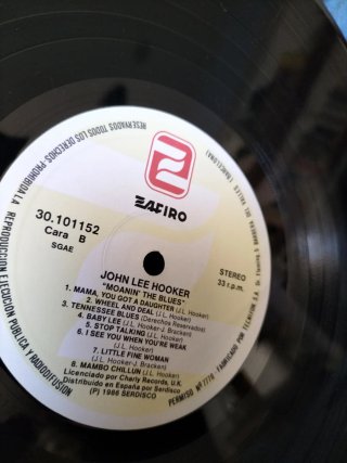 LP John Lee Hooker - Moanin' the Blues