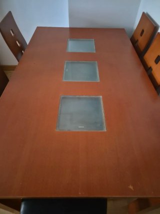 Mesa de comedor y 6 sillas