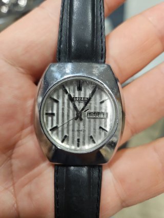 Reloj Citizen Automático Plata y NEGRO FUNCIONANDO