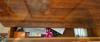 Mueble auxiliar marquetería madera