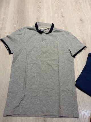 Lote 5 polos: Boss, Hollister, Lacoste, Polo, Tomm