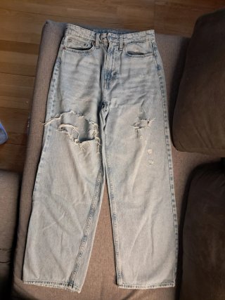 Pantalón vaquero ancho talla 38