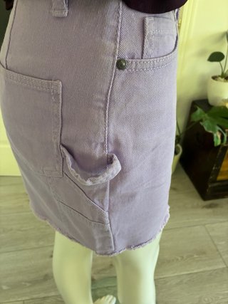 Conjunto Yera Top y Falda Morado
