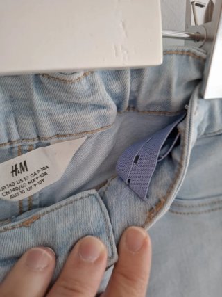 Pantalón corto vaquero niña HM T.9-10