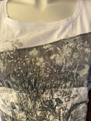 Camiseta Estampada Gris Collie