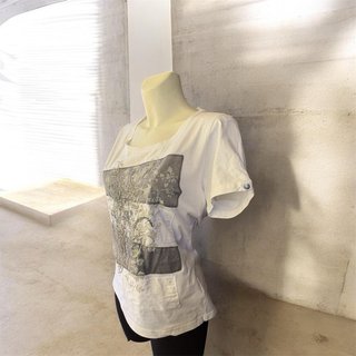 Camiseta Estampada Gris Collie