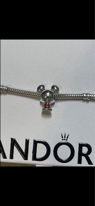 Pandora Charm Mickey Mouse Plata