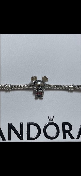 Pandora Charm Mickey Mouse Plata
