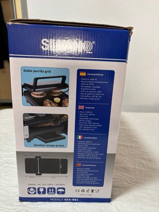 Plancha Parrilla Multifunción 2 en 1