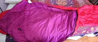 Saco de dormir  rojo Gelert Elen 300