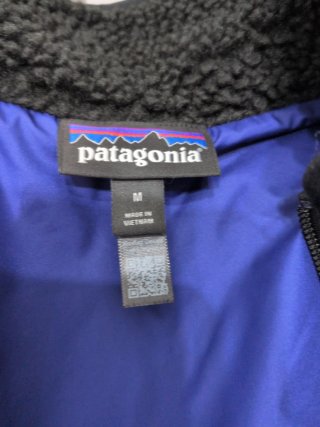 Chaleco Patagonia Negro y Azul