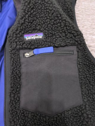 Chaleco Patagonia Negro y Azul