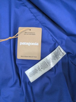 Chaleco Patagonia Negro y Azul