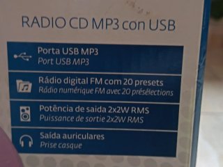 Radio CD Daewoo Rosa con USB
