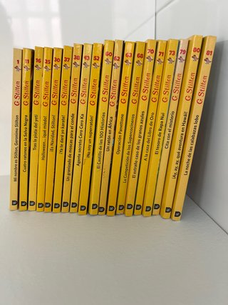 Libros Gerónimo Stilton. 19 en total.