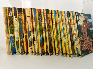 Libros Gerónimo Stilton. 19 en total.