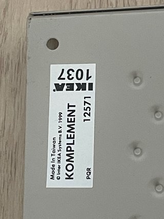 Zapatero / Estante para zapatos Armario PAX Gris