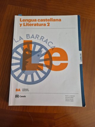 Lengua castellana y literatura 2, Bachillerato