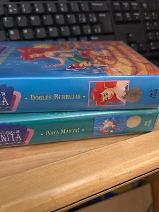 Lote 2 Películas VHS Disney (Español)
