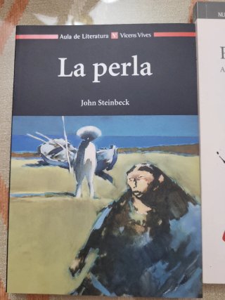 2 libros: La perla y Retablo jovial