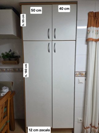 Mueble modular 4 módulos despensero escobero