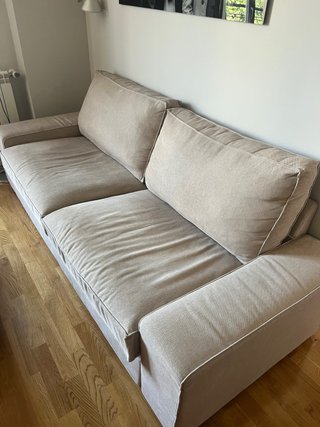 Sofá Ikea 3 plazas beige