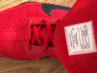 Botas de Boxeo Nike Rojas