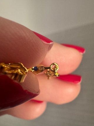 Orecchini Gold Vermeil Stella e Luna