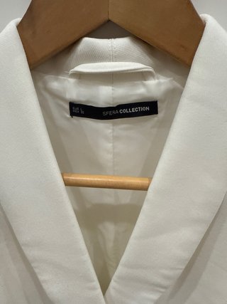 Vestido blanco corto