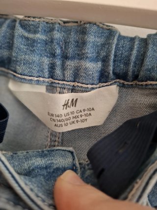 Pantalón corto vaquero niña HM T. 9-10