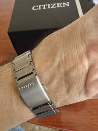 Citizen Cronógrafo Panda Titanio AT2530-85A