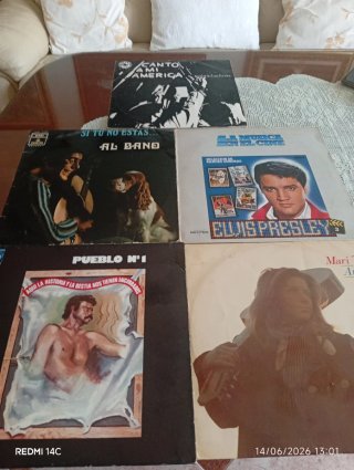 Lote 34 LPs Pop y Rock la mayoría como nuevos