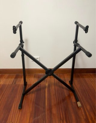 Soporte Teclado Ajustable Negro