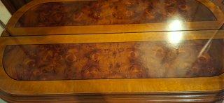 Mueble aparador madera con espejo