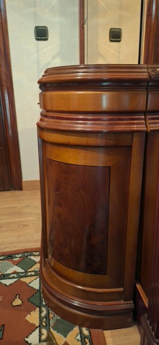 Mueble aparador madera con espejo
