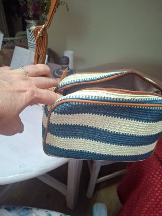 Bolso bandolera rayas