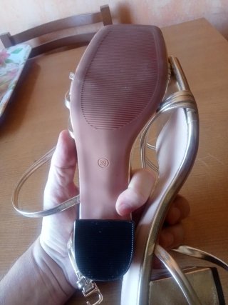 Sandalias doradas mujer talla 39