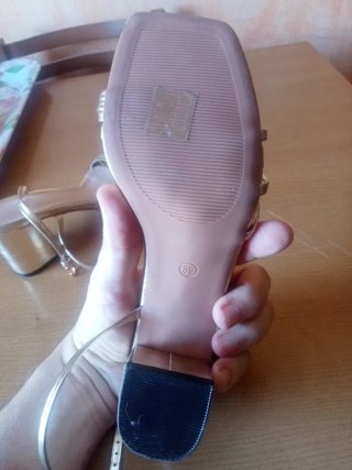 Sandalias doradas mujer talla 39