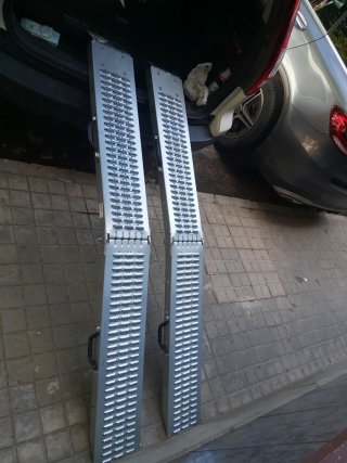 Rampas metálicas plegables