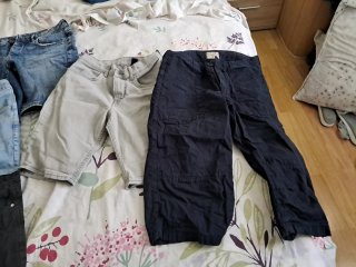 Lote 8 pantalones cortos vaqueros y bermudas
