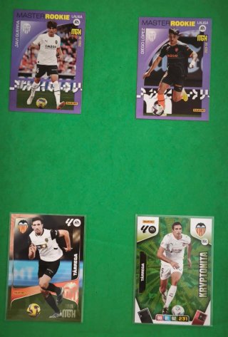 Lote Cartas Panini Cromos Valencia Cf