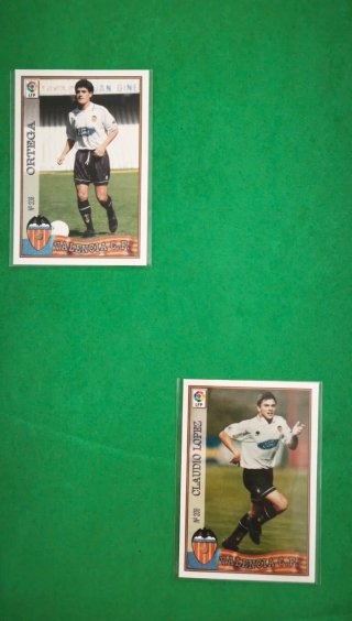 Lote Cartas Panini Cromos Valencia Cf