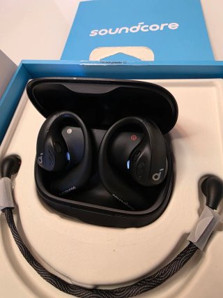 Cuffie Anker Soundcore AeroFit Pro nere